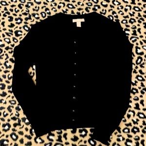 Banana Republic black cardigan.
